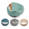 Cozy Cave Dog Bed with Cover (4)